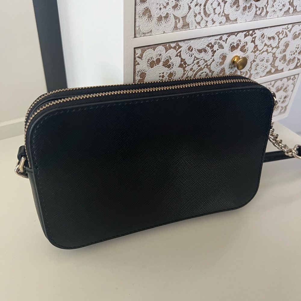 Kate Spade Black Crossbody with Gold Accents - Picture 3 of 6